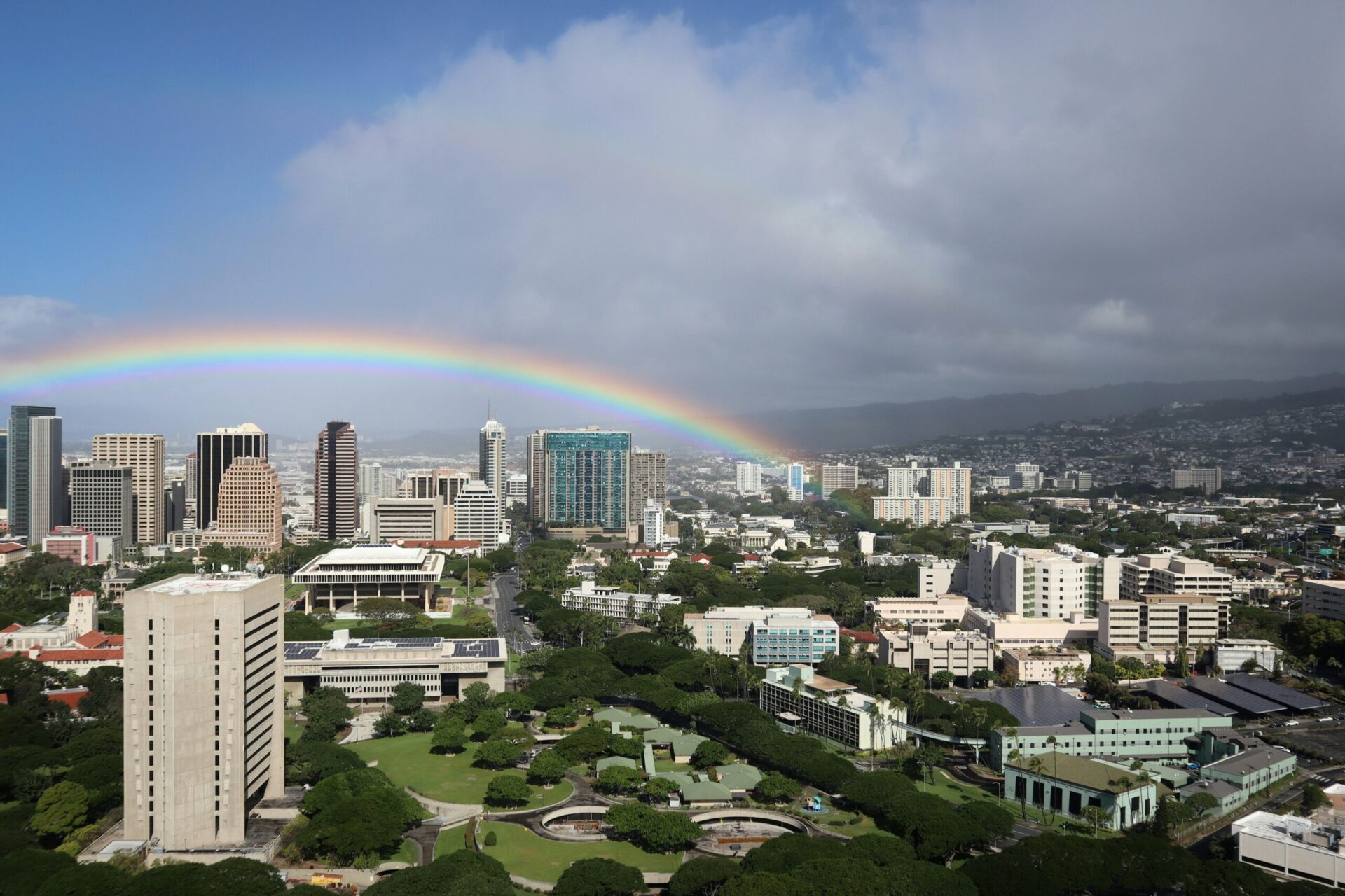 Rainbow over Waikiki